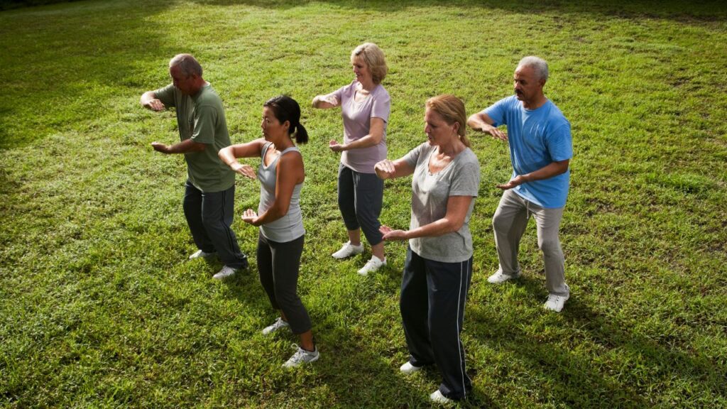 Tai Chi - ćwiczenia w grupie